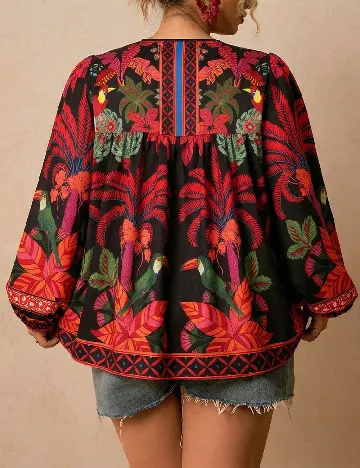 Bluza SHEIN CURVE, mix culori