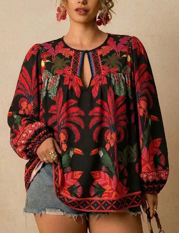 Bluza SHEIN CURVE, mix culori