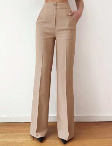 Pantaloni SHEIN CURVE, crem