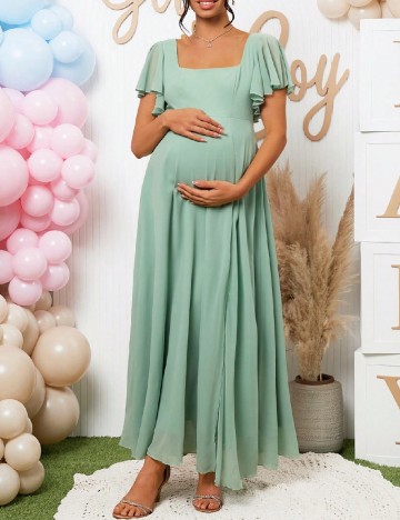 Rochie lunga SHEIN, verde
