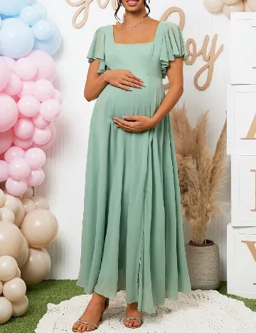 Rochie lunga SHEIN, verde