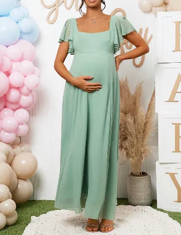 Rochie lunga SHEIN, verde