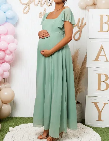 Rochie lunga SHEIN, verde