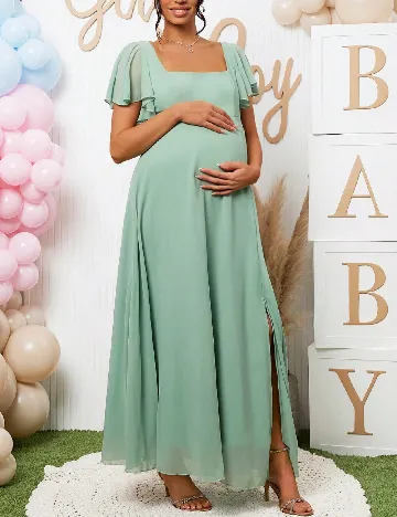Rochie lunga SHEIN, verde