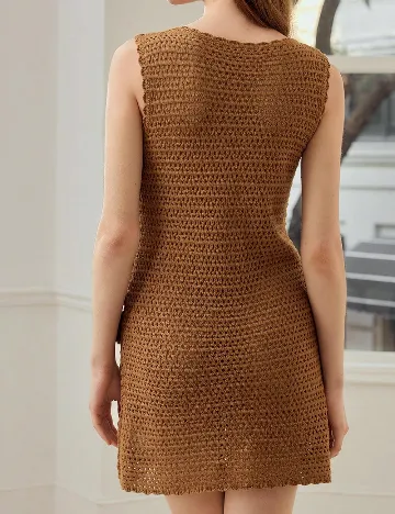Rochie scurta MOTF, maro