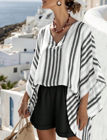 Compleu SHEIN, negru/alb