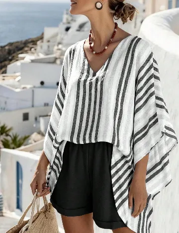 Compleu SHEIN, negru/alb