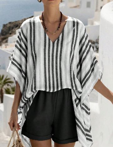 Compleu SHEIN, negru/alb