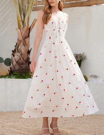 Rochie medie SHEIN, alb