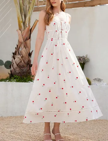 Rochie medie SHEIN, alb