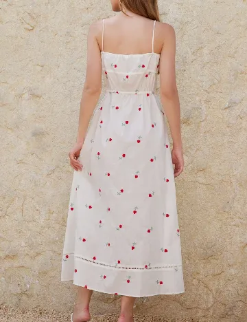Rochie medie SHEIN, alb