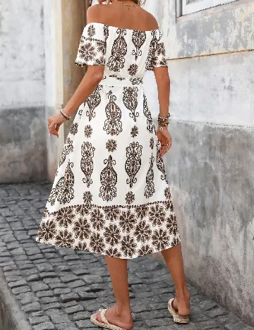 Rochie medie SHEIN, alb