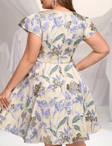 Rochie scurta SHEIN CURVE, mix culori
