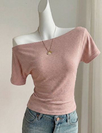 Bluza SHEIN, roz pudra inchis