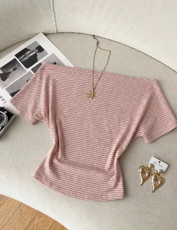 Bluza SHEIN, roz pudra inchis