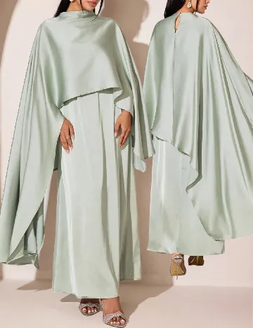 Rochie lunga SHEIN, verde