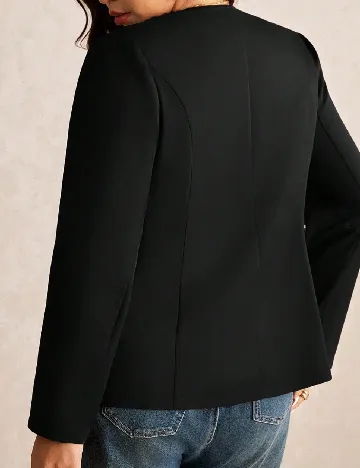 Sacou SHEIN CURVE, negru