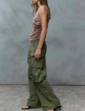Pantaloni SHEIN, verde