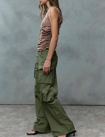 Pantaloni SHEIN, verde