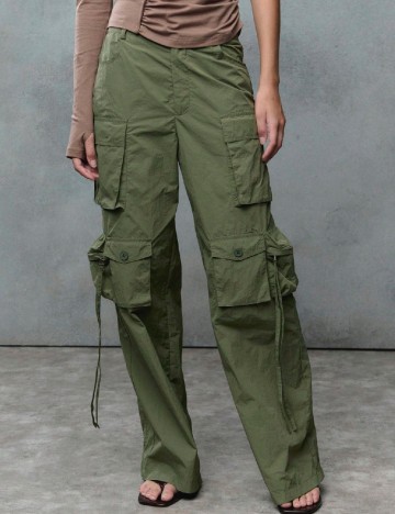 Pantaloni SHEIN, verde