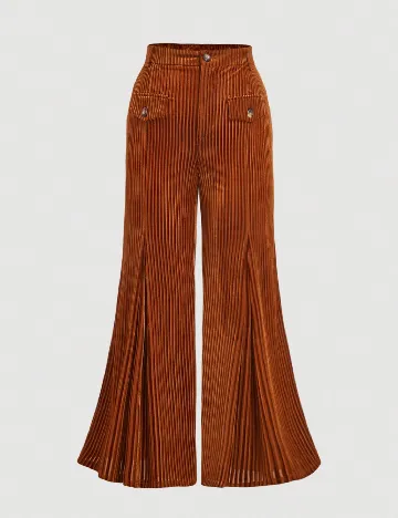 Pantaloni SHEIN CURVE, maro