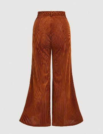 Pantaloni SHEIN CURVE, maro