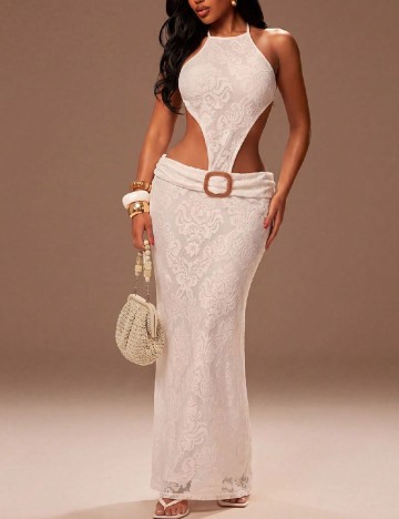 Rochie lunga SHEIN, alb