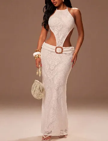 Rochie lunga SHEIN, alb