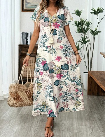Rochie lunga SHEIN, floral