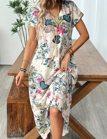 Rochie lunga SHEIN, floral