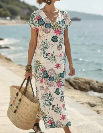 Rochie lunga SHEIN, floral
