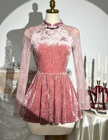 Rochie scurta SHEIN, roz