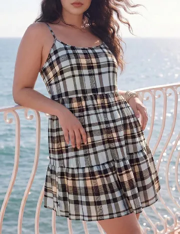 Rochie scurta SHEIN CURVE, mix culori