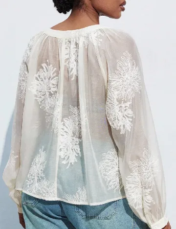 Bluza SHEIN CURVE, ecru