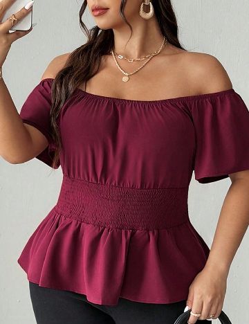 Top SHEIN CURVE, visiniu