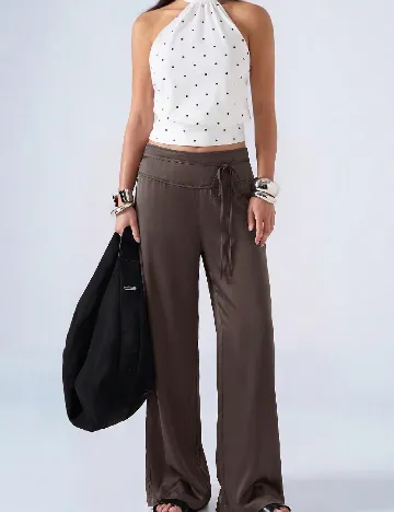 Pantaloni SHEIN, maro