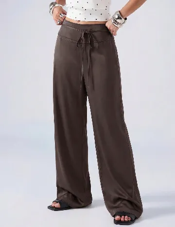 Pantaloni SHEIN, maro