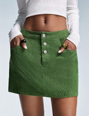Fusta SHEIN, verde