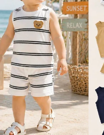 Set compleuri 3 bucati Shein Kids, mix culori