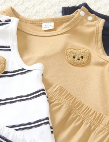 Set compleuri 3 bucati Shein Kids, mix culori