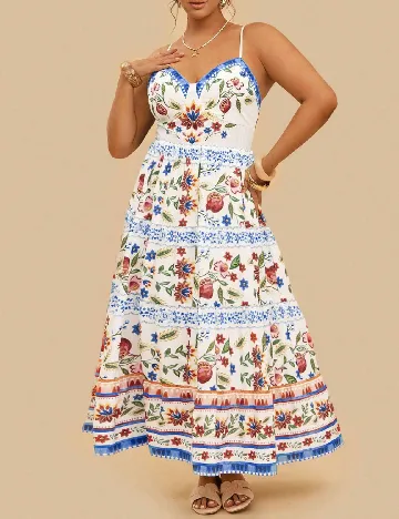 Rochie lunga SHEIN CURVE, floral