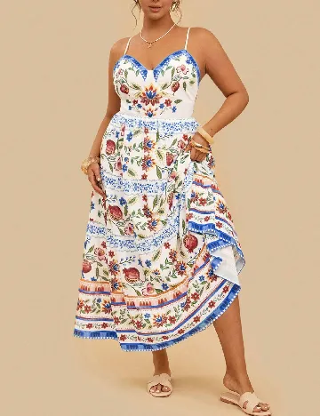 Rochie lunga SHEIN CURVE, floral