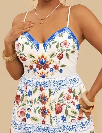 Rochie lunga SHEIN CURVE, floral