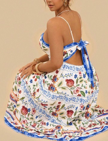 Rochie lunga SHEIN CURVE, floral