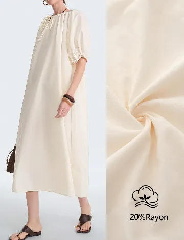 Rochie medie SHEIN, crem