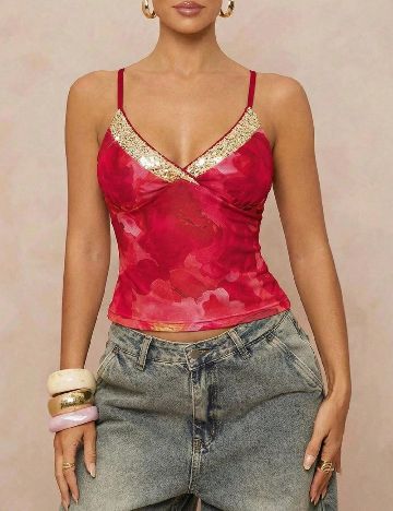 Top SHEIN, rosu
