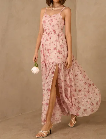Rochie lunga SHEIN, roz