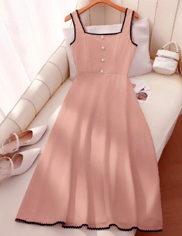 Rochie medie SHEIN, roz
