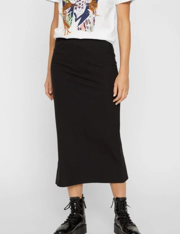 Fusta Pieces, negru Negru