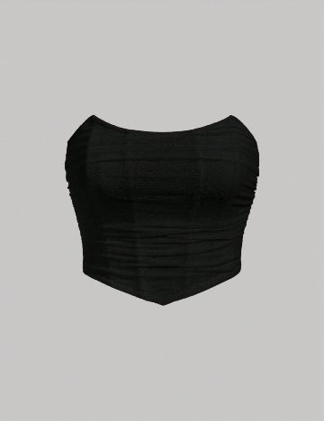 Top SHEIN CURVE, negru